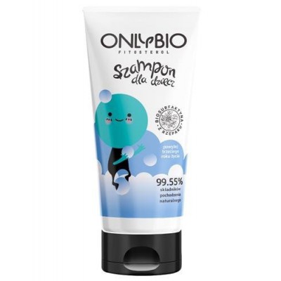 Miniaturka artykułu - OnlyBio Fitosterol szampon dla dzieci powyżej trzeciego roku życia tuba, 200ml