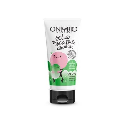 Miniaturka artykułu - OnlyBio Fitosterol żel do mycia ciała dla dzieci od pierwszego dnia do trzeciego roku życia tuba 200ml