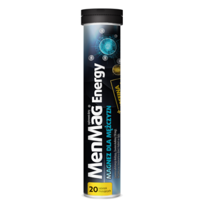 Miniaturka artykułu - Menmag Energy Tabletki musujące - 20tabl.