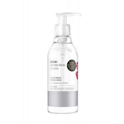Miniaturka artykułu - Tołpa physio, żel do mycia twarzy i oczu, 195 ml