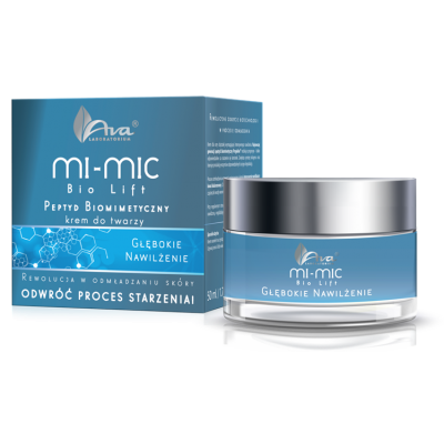 Miniaturka artykułu - AVA Mi-Mic Bio Lift Krem do twarzy Głębokie Nawilżenie, 50ml