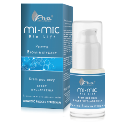 Miniaturka artykułu - AVA Mi-Mic Bio Lift Krem pod oczy Efekt Wygładzenia, 15ml