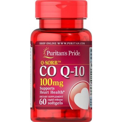 Miniaturka artykułu - Puritan's Pride Koenzym Q-10 100 mg - 60 kapsułek