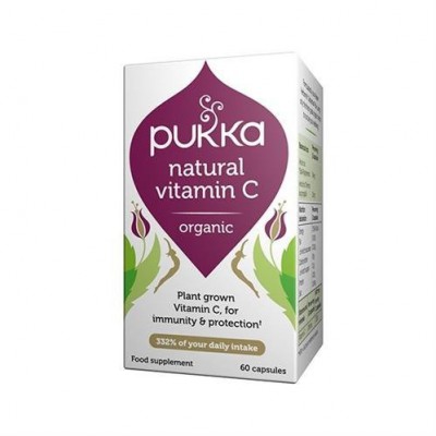 Miniaturka artykułu - PUKKA Naturalna Witamina C - 60 kaps