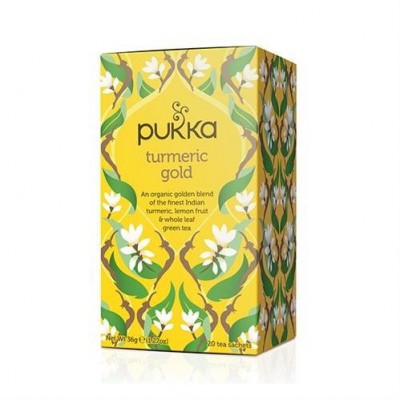 Miniaturka artykułu - PUKKA turmeric gold, 20 saszetek