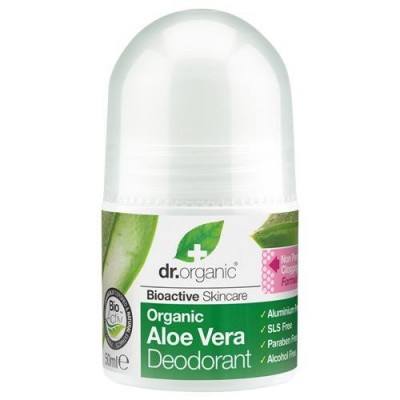 Miniaturka artykułu - Dr.Organic Aloe Vera dezodorant z aloe vera -  50ml