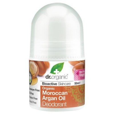 Miniaturka artykułu - Dr.Organic Argan dezodorant z olejkiem arganowym - 50ml