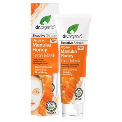 Miniaturka artykułu - Dr.Organic Manuka maska do twarzy z miodem manuka - 125ml
