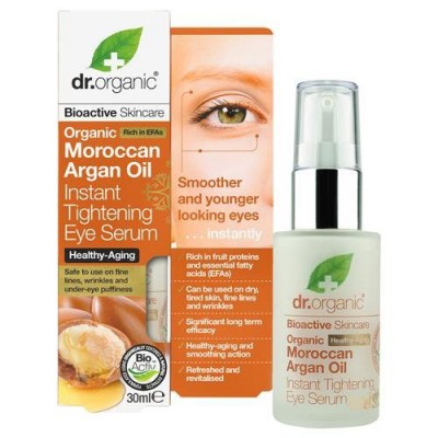 Miniaturka artykułu - Dr.Organic Argan rozświetlające serum pod oczy - 30ml