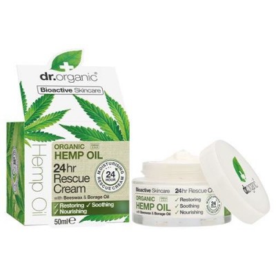 Miniaturka artykułu - Dr.Organic Hemp Oil krem z olejem z konopii - 50ml