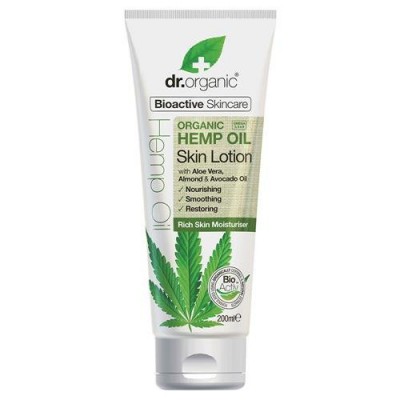 Miniaturka artykułu - Dr.Organic Hemp Oil balsam do ciała z olejem konopnym - 200ml