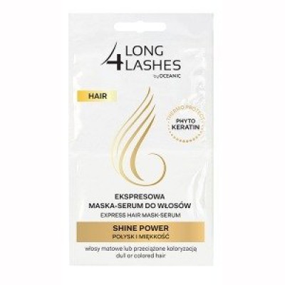 Miniaturka artykułu - L4L HAIR Maska serum do włos&oacute;w SHINE POWER - 2x6ml 