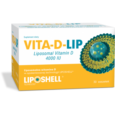 Miniaturka artykułu - VITA-D-LIP Liposomal Vitamin D 4000 IU - 30 saszetek