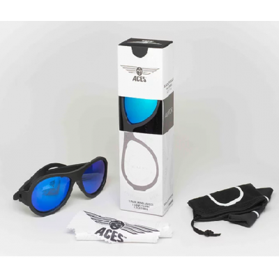 BABIATORS Okulary ACES Black Ops Black - Blue Lens AGE 6+ ACE-017