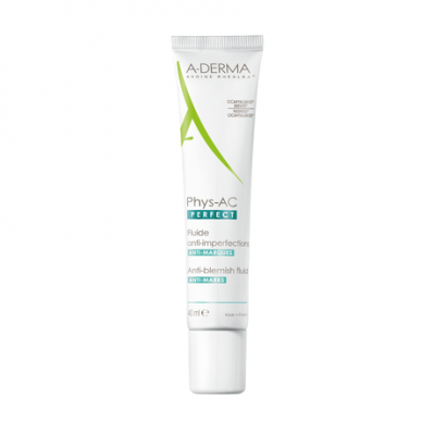 Miniaturka artykułu - ADERMA Phys-AC Perfect Fluid Przeciw niedoskonałościom, 40ml