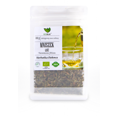 Miniaturka artykułu - EcoBlik Herbatka ziołowa Mniszek liść ekologiczny - 80 g