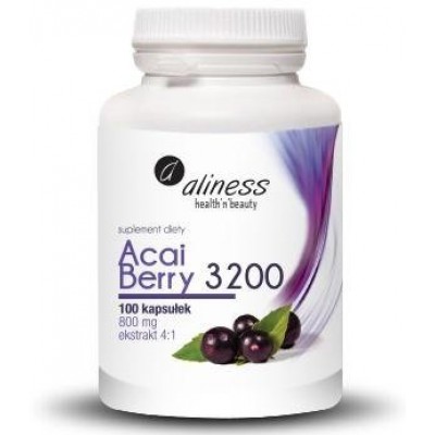 Miniaturka artykułu - ALINESS Acai Berry 3200 - 100 kapsułek