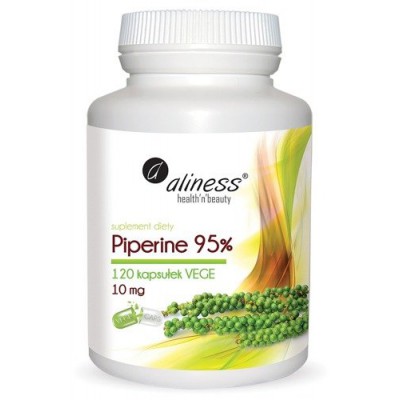 Miniaturka artykułu - ALINESS Piperine 95% 10 mg - 120 kapsułek
