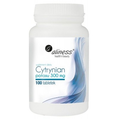 Miniaturka artykułu - ALINESS Cytrynian potasu 300 mg - 100 tabletek