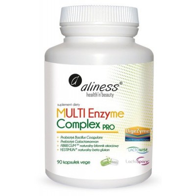 Miniaturka artykułu - ALINESS MULTI Enzyme Complex PRO - 90 kapsułek