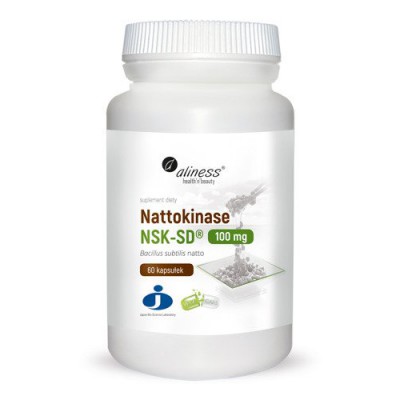 Miniaturka artykułu - ALINESS Nattokinase NSK-SD® 100 mg - 60 kapsułek