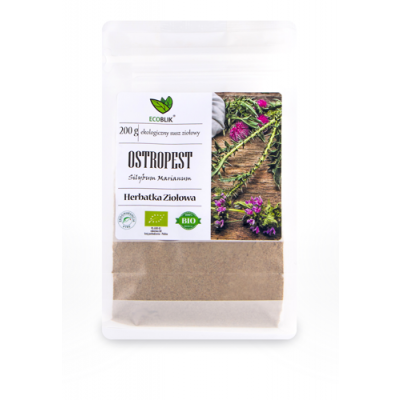 Miniaturka artykułu - EcoBlik Herbatka ziołowa Ostropest mielony ekologiczny - 200 g