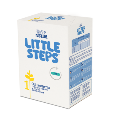 Miniaturka artykułu - NESTLE LITTLE STEPS 1 mleko początkowe od urodzenia - 600g