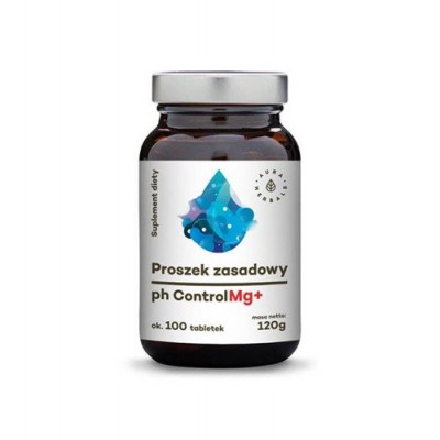 Miniaturka artykułu - Aura Herbals Proszek zasadowy pH Control Mg+ - 120g