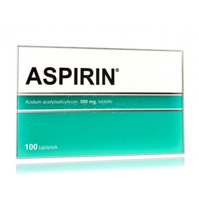 Miniaturka artykułu - INPHARM Aspirin 500 mg - 100 tabletek