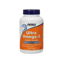 Miniaturka artykułu - NOW Ultra Omega-3 - 180 kapsułek