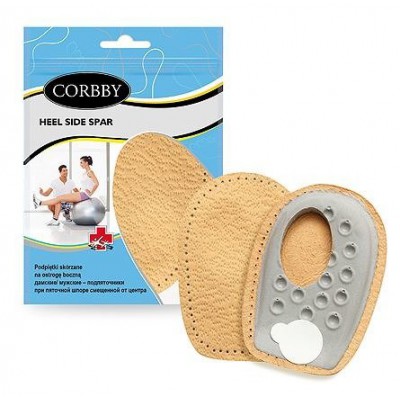 Miniaturka artykułu - CORBBY podpiętka sk&oacute;rzana ostroga boczna S