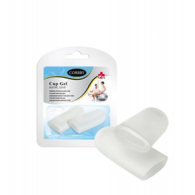 Miniaturka artykułu - CORBBY CAP GEL Nakładka żelowa na palec S - 1para