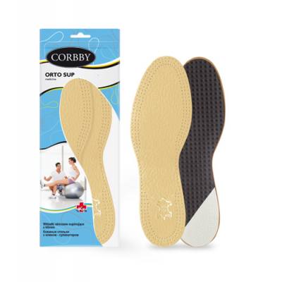 Miniaturka artykułu - CORBBY ORTO SUP wkładki profilowane  r.42 - 1 para