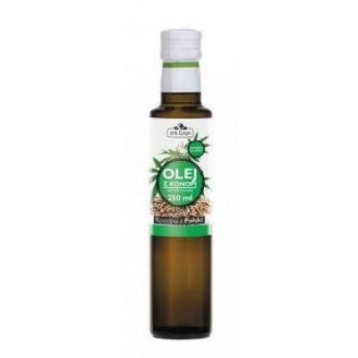 Miniaturka artykułu - Dr Gaja Olej z Konopi zimnotłoczony - 250ml