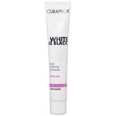 Miniaturka artykułu - Curaprox White is Black Pasta do zęb&oacute;w - 90ml
