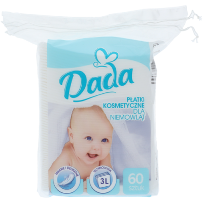 Miniaturka artykułu - DADA PŁATKI BAWEŁNIANE - 60 szt.