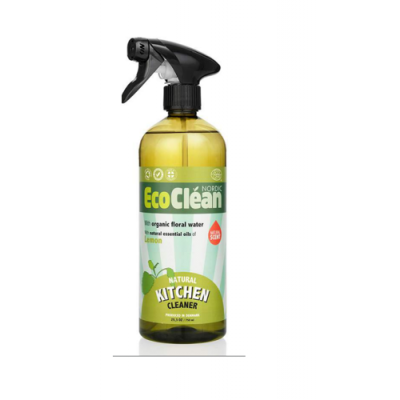 Miniaturka artykułu - ECO CLEAN Cytrynowy płyn do odtłuszczania w sprayu - 750 ml
