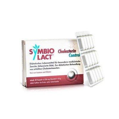 Miniaturka artykułu - SymbioLact Cholesterin Control - 30kaps 