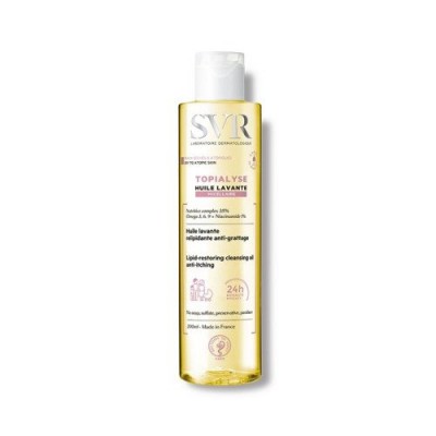 Miniaturka artykułu - SVR TOPIALYSE olejek do mycia skóry suchej i atopowej, 200 ml