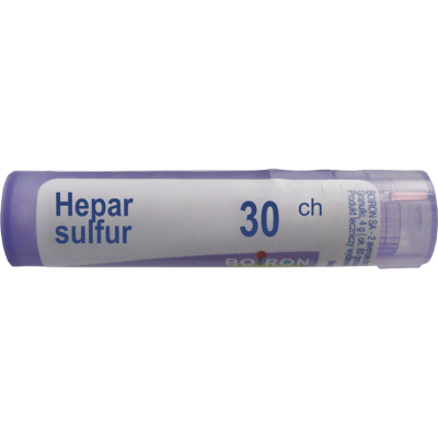 Miniaturka artykułu - BOIRON Hepar Sulfur 30 CH granulki 4 g