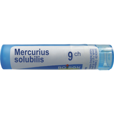 Miniaturka artykułu - BOIRON Mercurius Solubilis 9 CH granulki 4g (około 80 granulek)