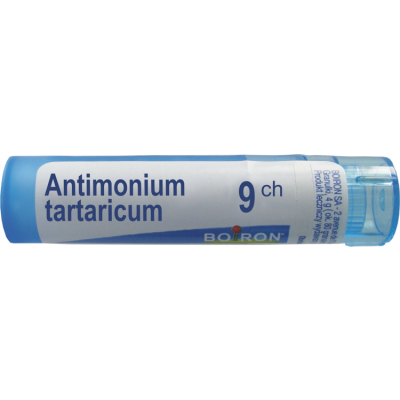 Miniaturka artykułu - BOIRON Antimonium tartaricum 9CH 4g ( około 80 granulek)