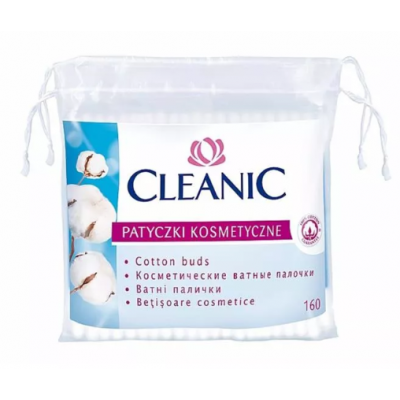 Patyczki higieniczne CLEANIC /woreczek/ 160 szt.