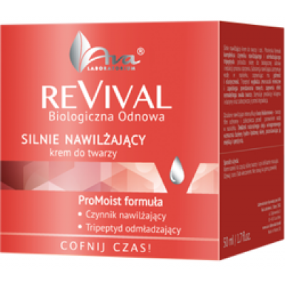 Miniaturka artykułu - AVA Revival Silnie nawilżający krem do twarzy, 50ml