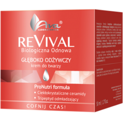 Miniaturka artykułu - AVA Revival Odżywczy krem do twarzy, 50ml