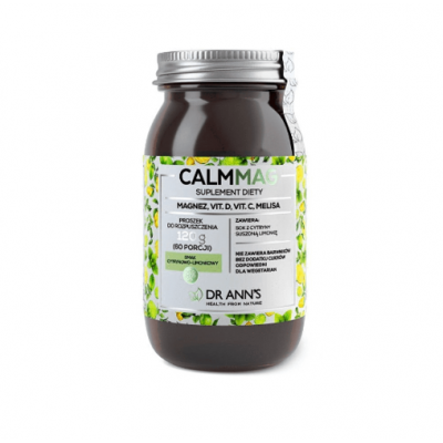 Miniaturka artykułu - Dr Ann's CALMMAG magnez bez cukru, 120 g