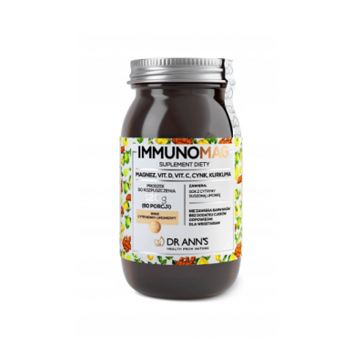 Miniaturka artykułu - Dr Ann's IMMUNOMAG magnez bez cukru, 120 g