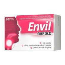 Envil gardło, 60 tabletek