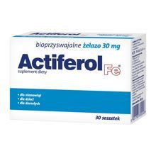 Miniaturka artykułu - ActiFerol Fe, 30mg, 30 saszetek 