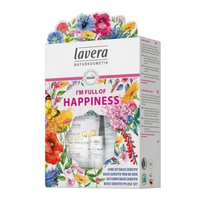 Miniaturka artykułu - Lavera Zestaw I'm full of happiness (lotion q10 + krem do rąk + balsam do ust) 200ml+75ml+4,5g